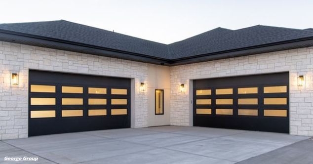 Two car Garage door size