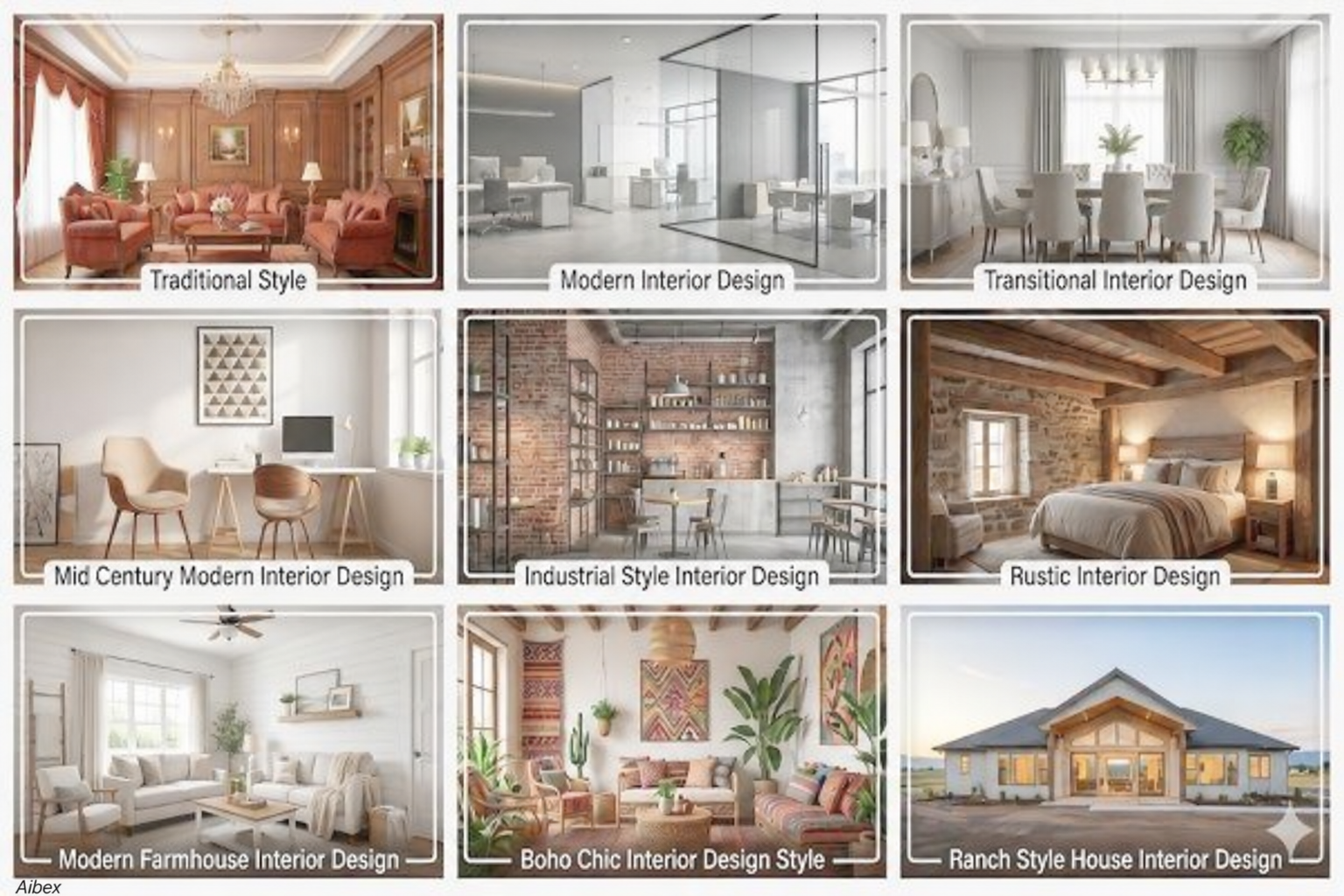 Interior Design Styles for Homes, Hotels & Commercial Interiors