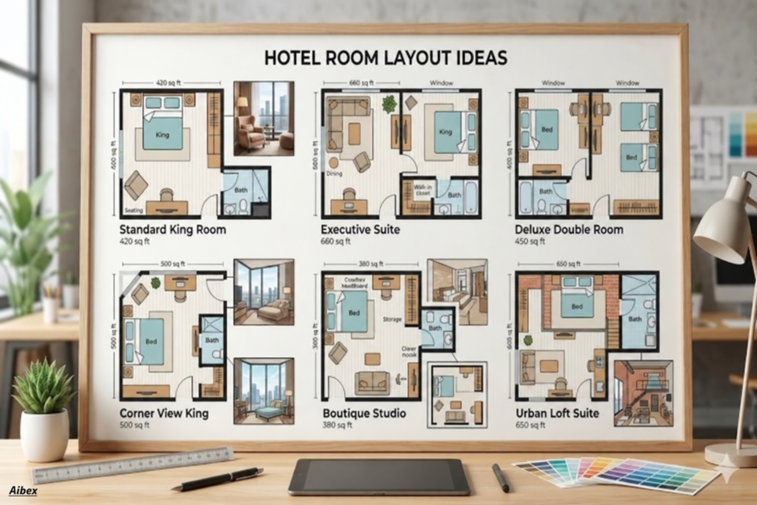 Hotel Room Layout Ideas for Modern Hotels, Resorts & Hospitality Spaces
