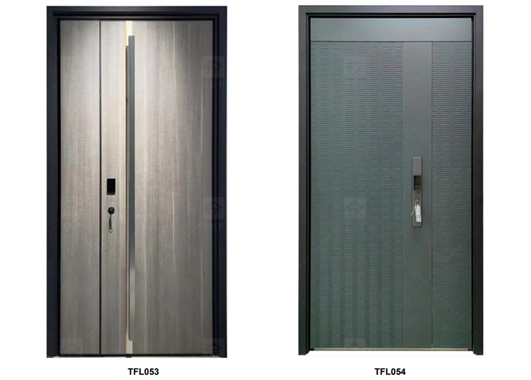 Modern Hot Sale Security Door Design Entry Door Factory Customization Exterior Entrance Luxury Exterior Security Doors