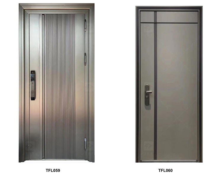 Modern Hot Sale Security Door Design Entry Door Factory Customization Exterior Entrance Luxury Exterior Security Doors