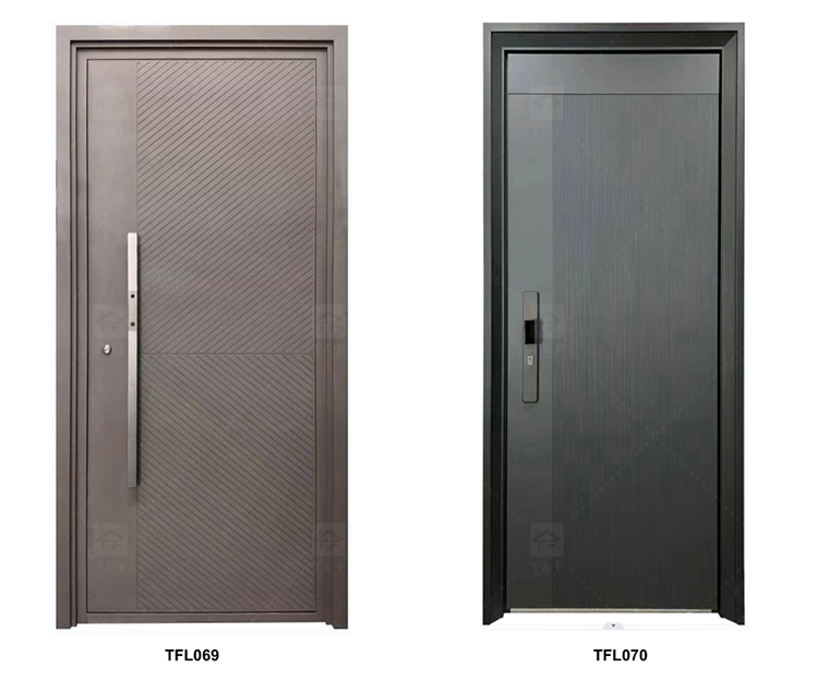 Modern Hot Sale Security Door Design Entry Door Factory Customization Exterior Entrance Luxury Exterior Security Doors