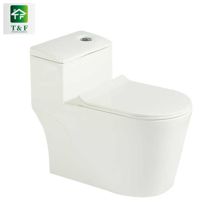 Siphonic Bathroom Ceramic Style Toilet with Factory Cheap Price Floor Mounted One Piece Siphonic Commode Ceramic Toilet