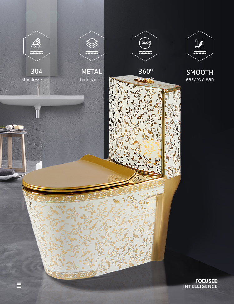 Bathroom Washdown Russia Wc Elongated Toilet Bowl Ceramic Floor Mounted Gravity or Siphon Flushing Water Closet Toilet