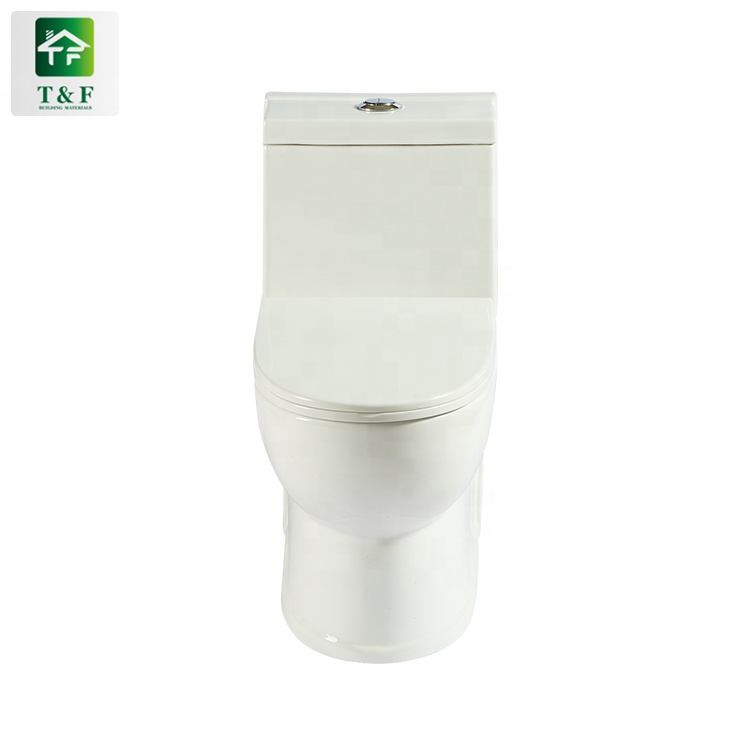 Top Sell Factory Manufacturer Custom Push Button Modern Ceramic Flush Toilet Bowl Floor Mounted One Piece Wc Toilet