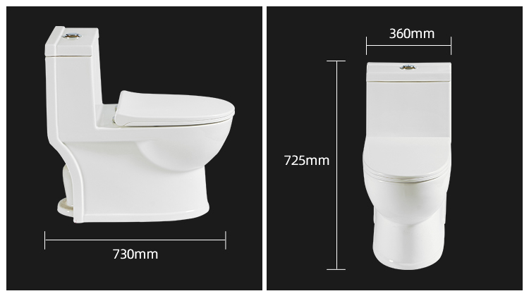 Top Sell Factory Manufacturer Custom Push Button Modern Ceramic Flush Toilet Bowl Floor Mounted One Piece Wc Toilet