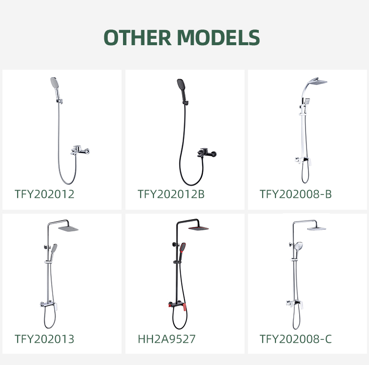 Modern Style Square Bathroom Bath Exposed Thermostatic Chrome Brass Shower Faucet Mixer Tap