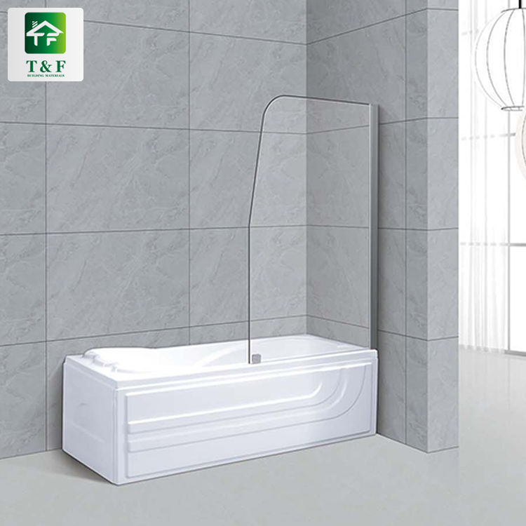 Apartment White 1.6m Rectangle Automatic Drainage Pipeline Bath Tub Dual-side Skirt (left Skirt) Bathtub