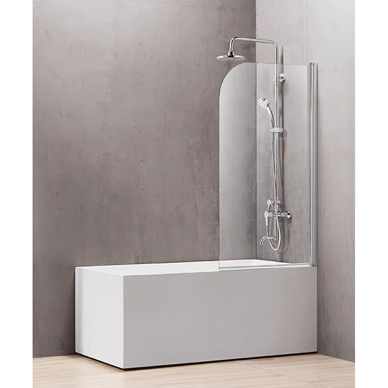Apartment White 1.6m Rectangle Automatic Drainage Pipeline Bath Tub Dual-side Skirt (left Skirt) Bathtub