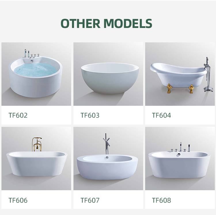Apartment White 1.6m Rectangle Automatic Drainage Pipeline Bath Tub Dual-side Skirt (left Skirt) Bathtub