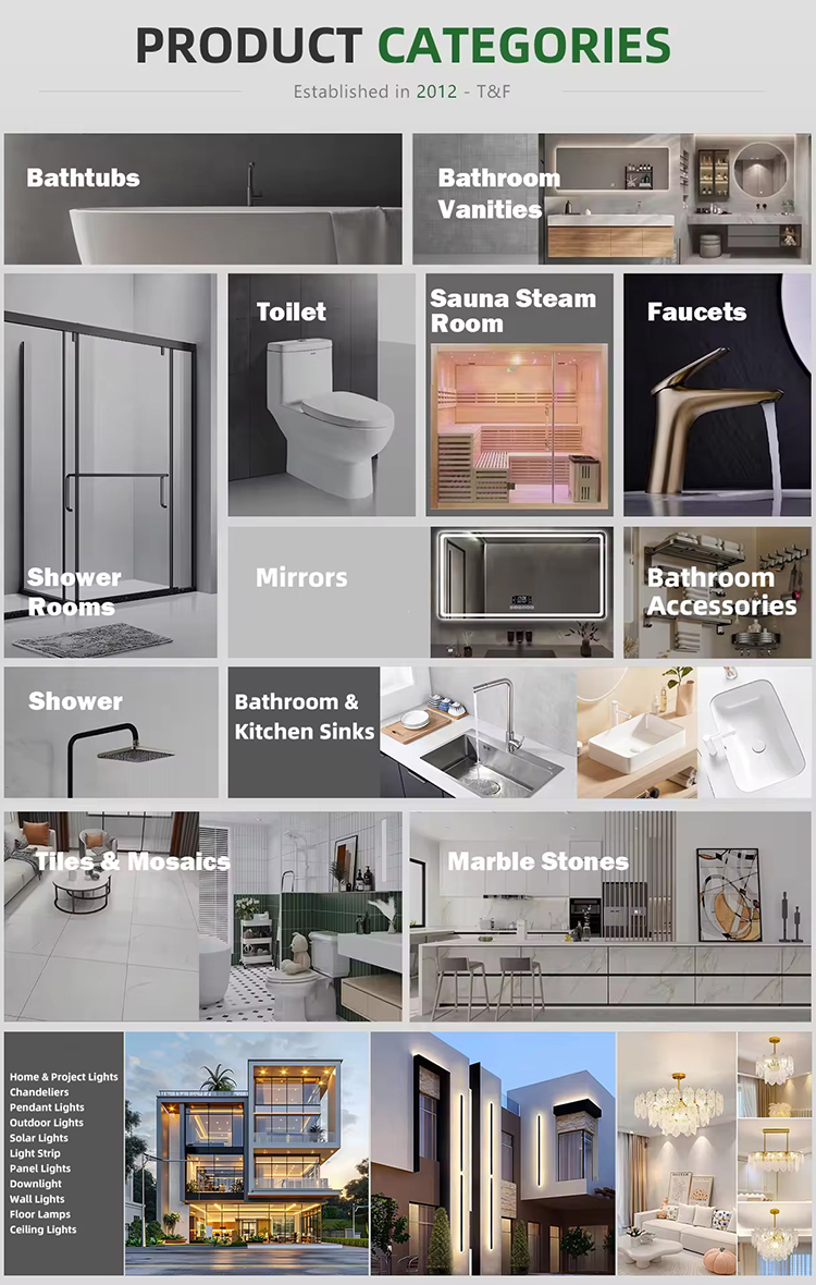 Modern Straight Hinge Glass Square Shower Box Door Rectangle Stainless Steel Enclosed Bathroom Shower Room