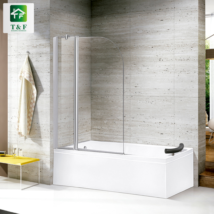 Indoor Bathroom Hinge Folding Enclosed Tub Shower Cabins Rectangle Bath with Tub Shower Rooms