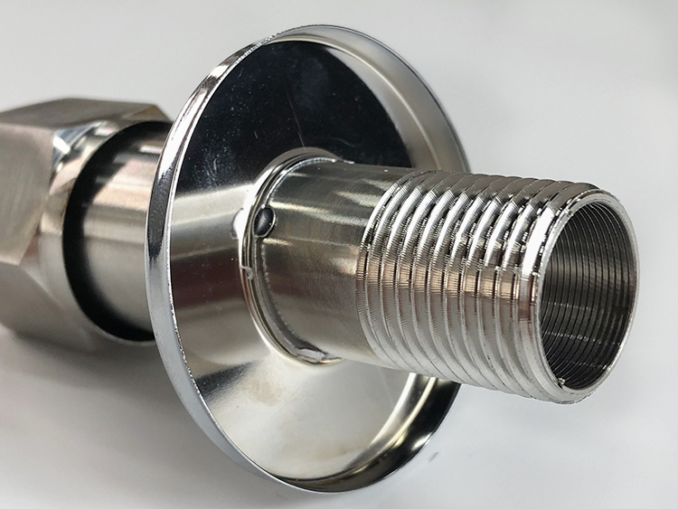 Bathroom Fittings Toilet Sus304 Stainless Steel 1/2 90 Degree Hot and Cold Water Black Ss Ms Angle Valve