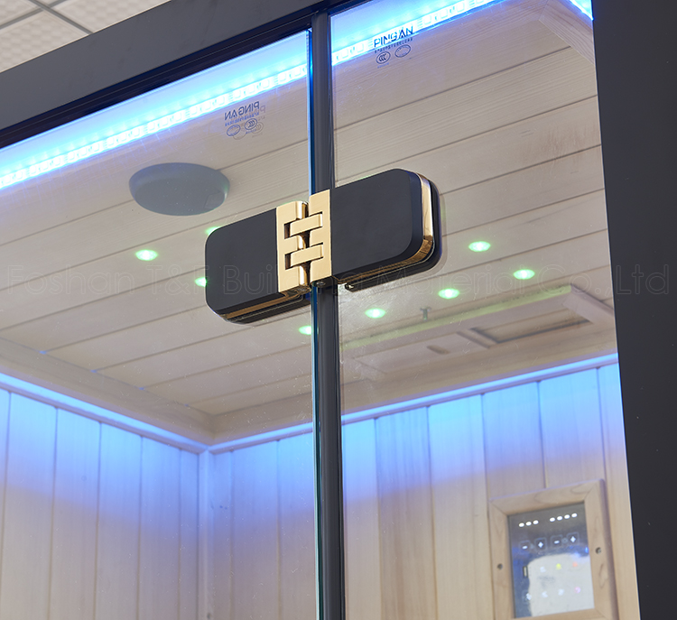 Custom Size Wood Infrared Home Indoor Enclosed Bath Sauna 2 Person Steam Shower Combination Room