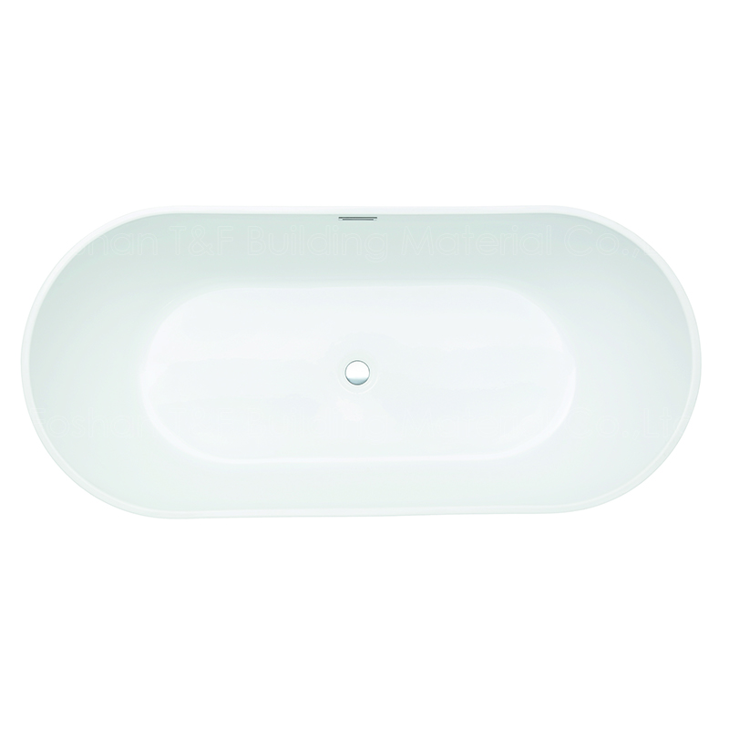 High Quality One Person Walk in Bathtub White Color Durable Acrylic Soaking Free Standing Bath Tub