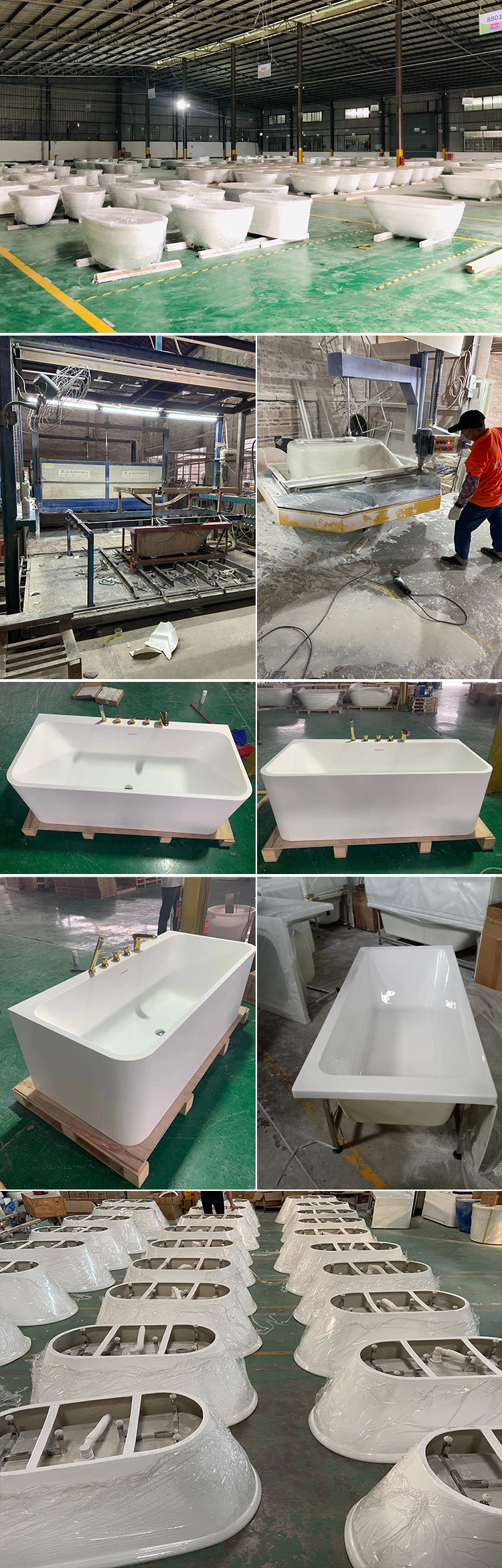 High Quality One Person Walk in Bathtub White Color Durable Acrylic Soaking Free Standing Bath Tub