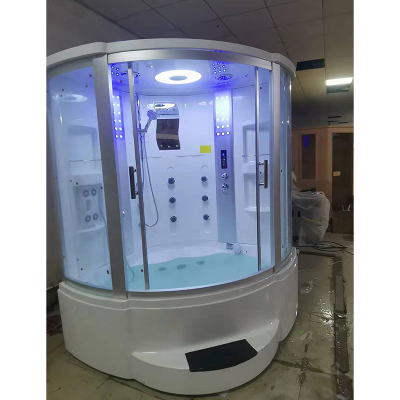 Luxury Bathroom Whirlpool Massage Bath Tub Shower Combination Cabin Steam Shower Room