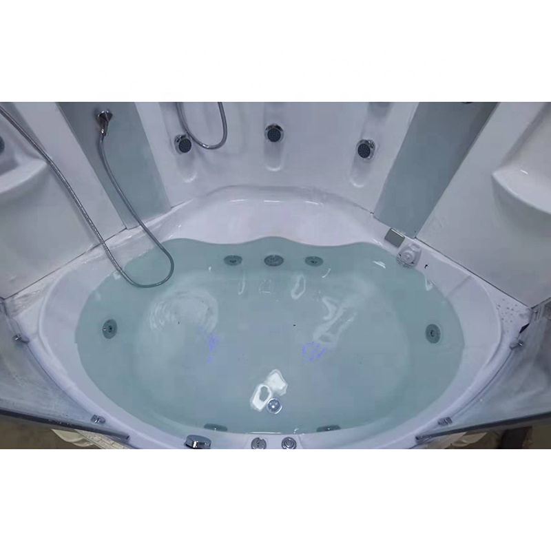 Luxury Bathroom Whirlpool Massage Bath Tub Shower Combination Cabin Steam Shower Room