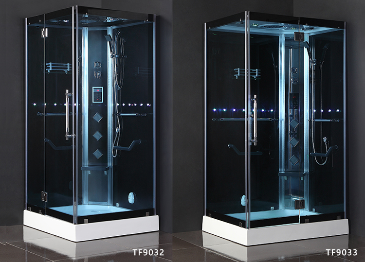 Luxury Bathroom Whirlpool Massage Bath Tub Shower Combination Cabin Steam Shower Room