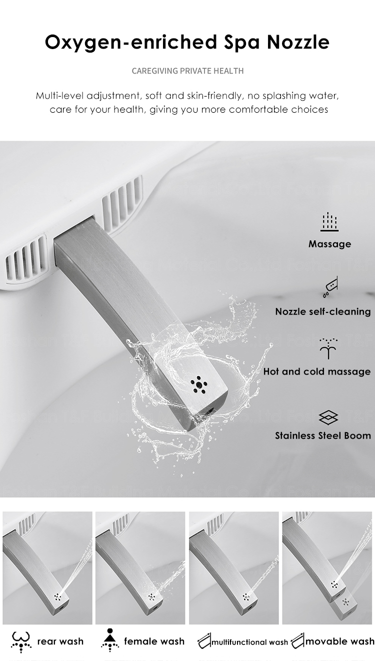New Design ECO Toilet Bowl Set Bathroom Intelligent Ceramic Rimless Wall Hung Smart Toilet