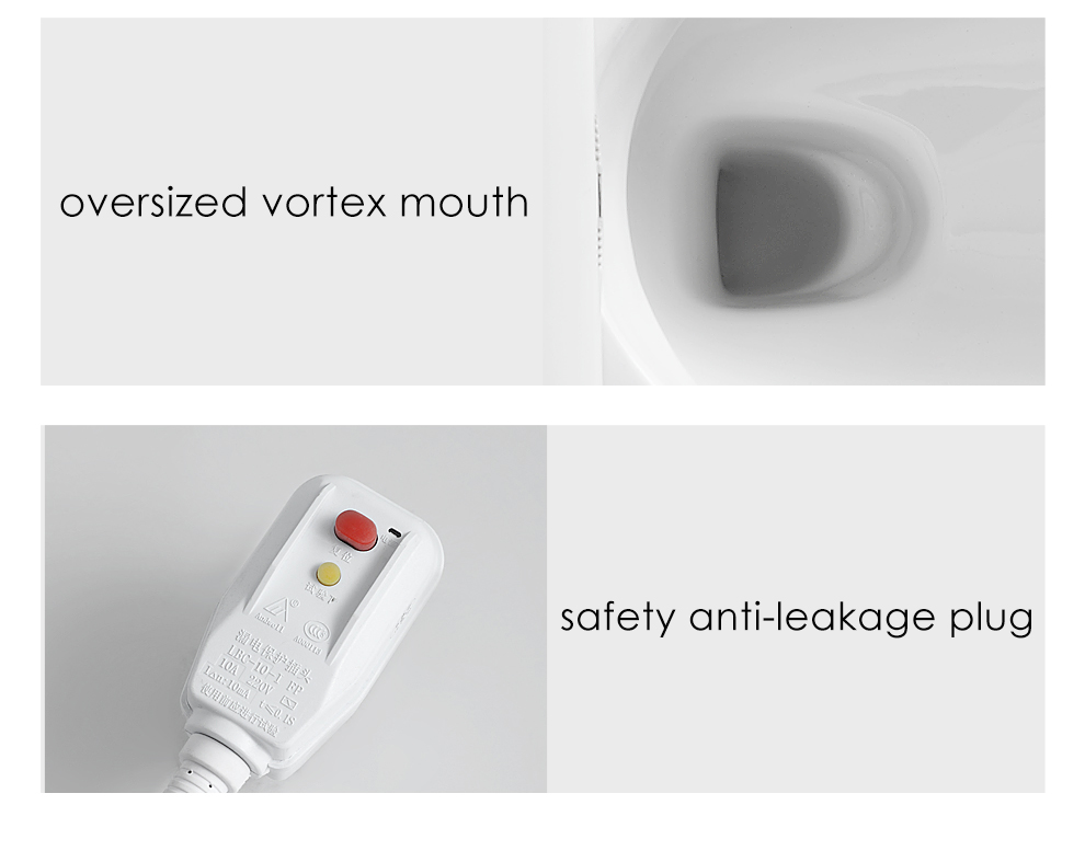 New Design ECO Toilet Bowl Set Bathroom Intelligent Ceramic Rimless Wall Hung Smart Toilet