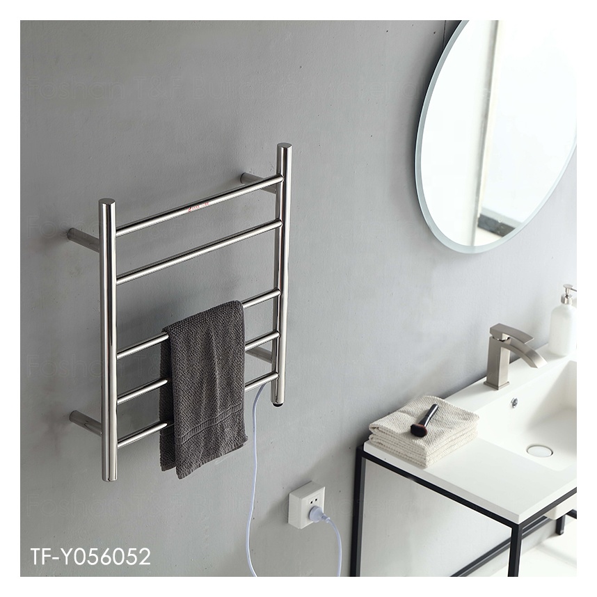 Hotel Waterproof Electric Heating Towel Rail Smart Towel Rack Bathroom Towel Racks