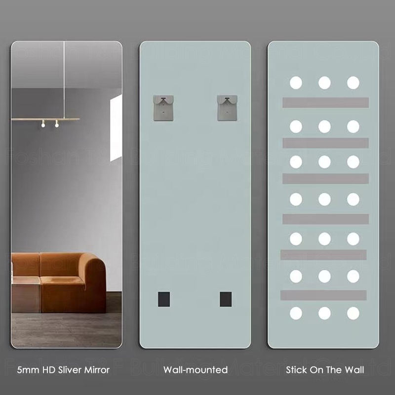 Wholesale Long Backlit Frameless Glass Dressing Bathroom Wall Mirror Illuminated Smart LED Full Length Mirror