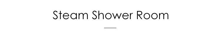 Black Aluminum Frame Massage Bath Shower Steam Sauna Enclosure Steam Shower Room Cabin