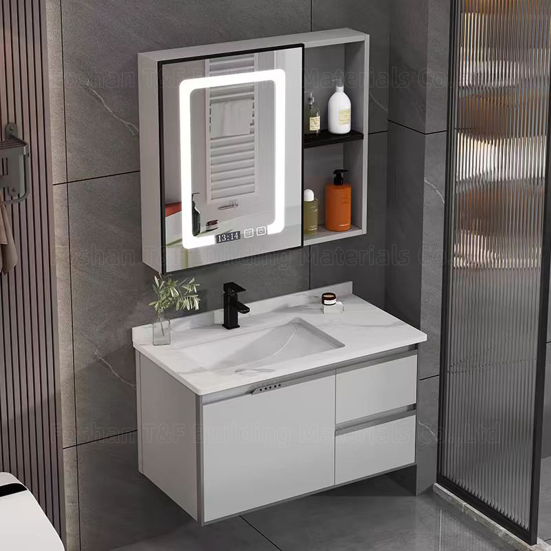 Foshan Storage Over Toilet Modern Washroom Cabinet Bathroom Mirror Cabinet With Light
