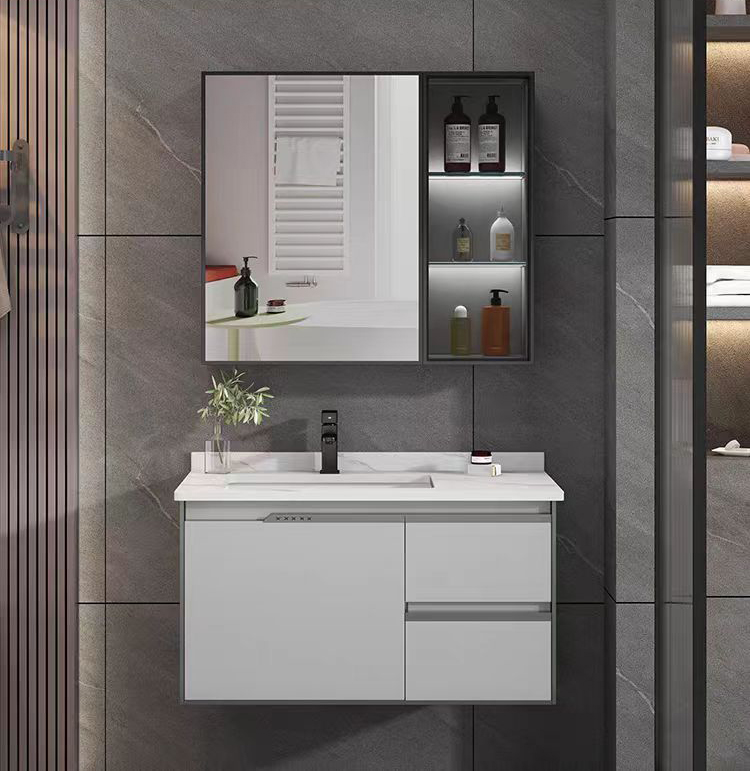 Foshan Storage Over Toilet Modern Washroom Cabinet Bathroom Mirror Cabinet With Light