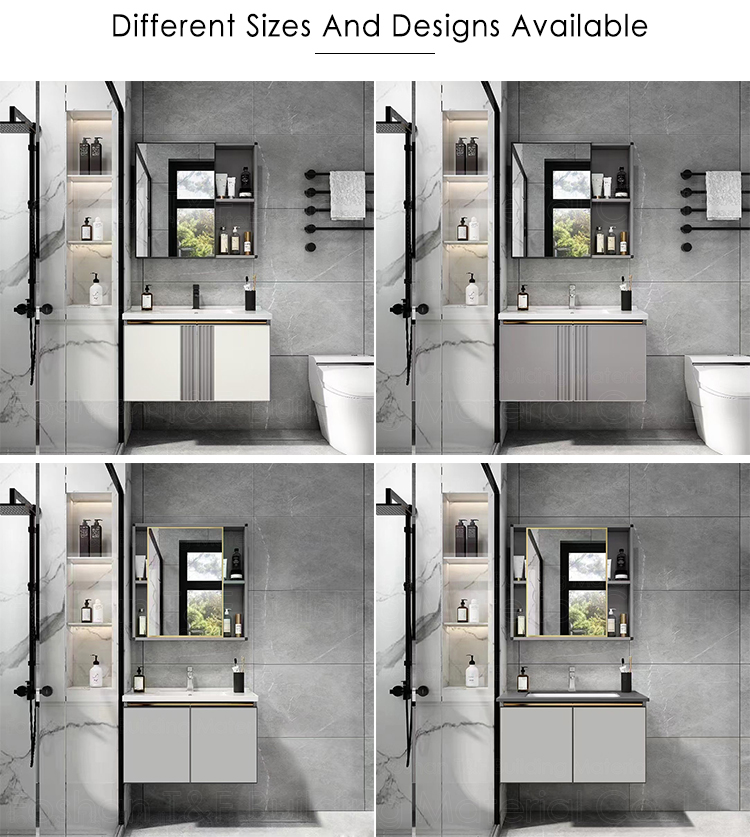Foshan Storage Over Toilet Modern Washroom Cabinet Bathroom Mirror Cabinet With Light