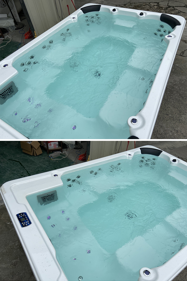 Large Outdoor Whirlpool Massage Bathtub Wood Fired Warm Swim Pool Hot Tub and Spas