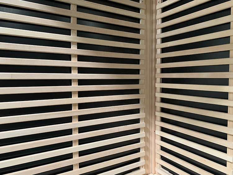 1 Person Solid Wood Far Infrared Indoor Sauna Bath Box Traditional Finish Steam Sauna Room