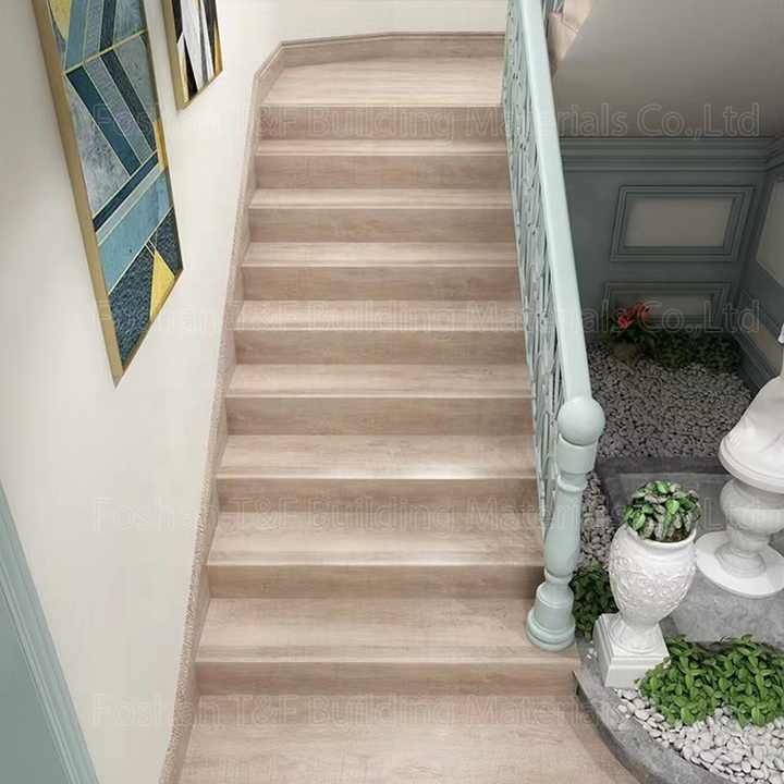 1200x300x170 Glazed Polish Outdoor Ceramic Floor Stair Tile a Grade Quality Wooden Look Stair Tile