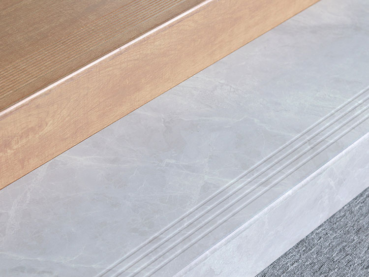 Hot Selling Decor Tile Multi Size House Porcelain Stair Ceramic Tiles Groove Staircase Tiles
