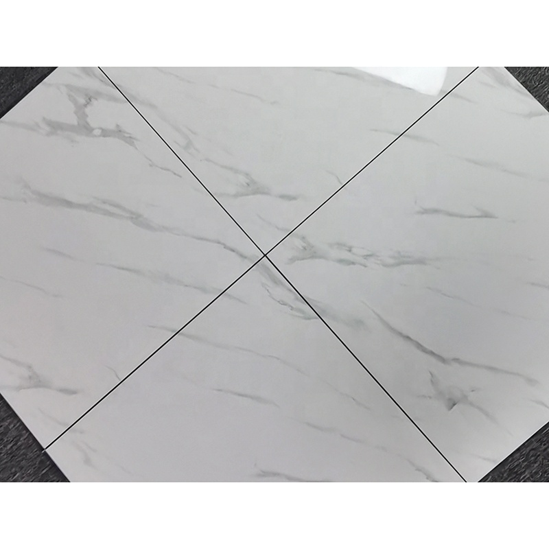 60x60 Carrara White Vitrified Glazed Ceramic Tile for Floor Porcelain Floor Tiles
