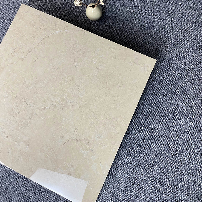 Foshan High Glossy Interior Polished Glazed Ceramic Floor Tiles Gold Vein Marble Look Porcelain Tiles