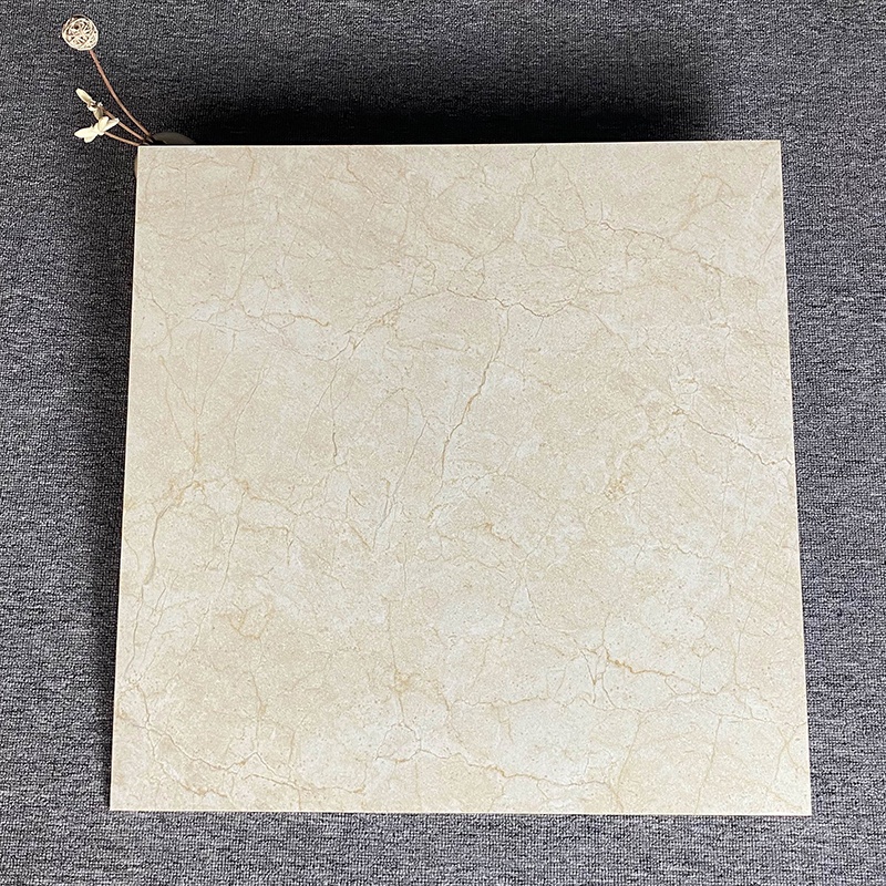 Foshan High Glossy Interior Polished Glazed Ceramic Floor Tiles Gold Vein Marble Look Porcelain Tiles