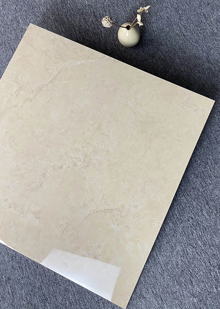 Foshan High Glossy Interior Polished Glazed Ceramic Floor Tiles Gold Vein Marble Look Porcelain Tiles