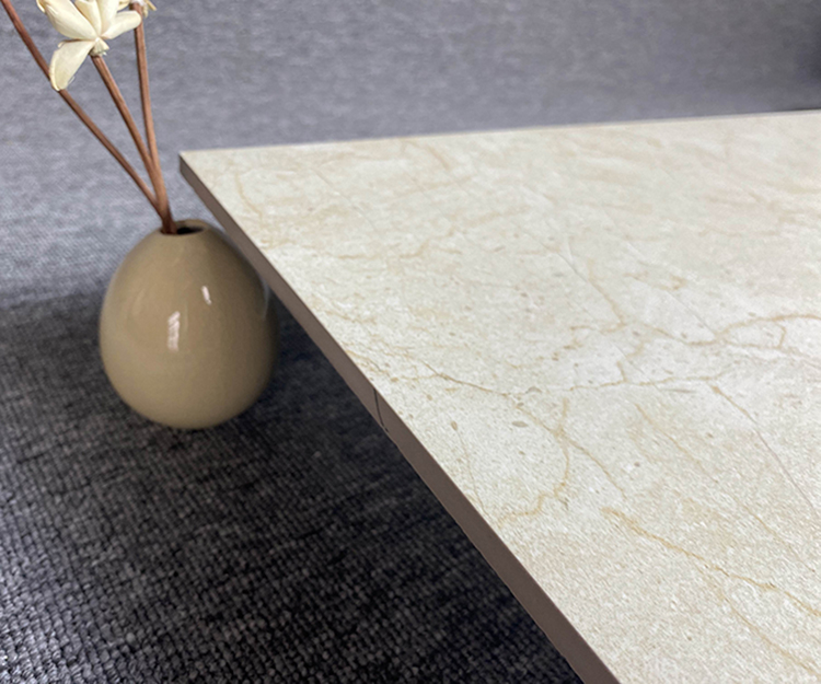 Foshan High Glossy Interior Polished Glazed Ceramic Floor Tiles Gold Vein Marble Look Porcelain Tiles