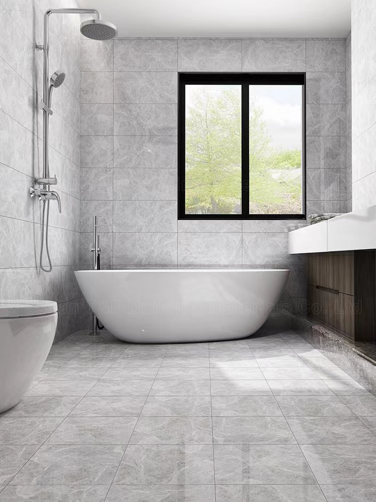 300*600 mm Interior Wall Tiles Glossy Wall Tiles for Bathroom Balcony Glazed Decorative Ceramic Wall Tiles