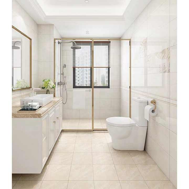 300*600 mm Interior Wall Tiles Glossy Wall Tiles for Bathroom Balcony Glazed Decorative Ceramic Wall Tiles