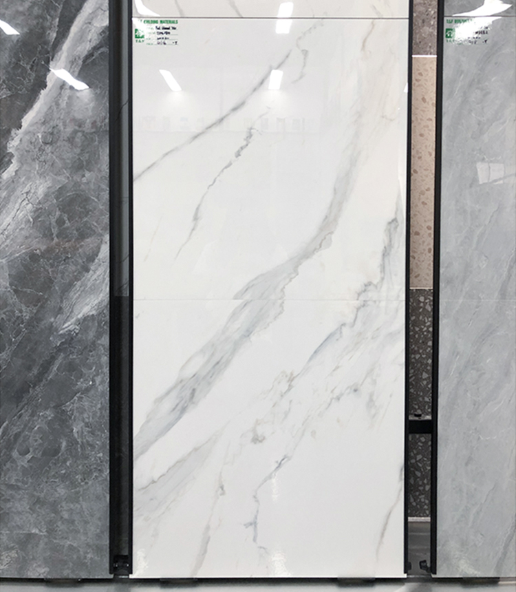 Foshan White Carrelage Porcelanto Marble Floor Porcelain Full Polished Glazed Ceramic Tile