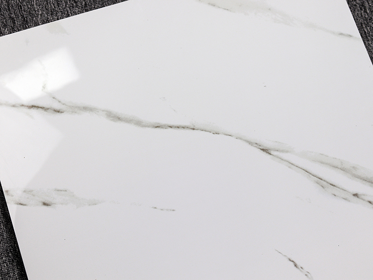 Foshan Pisos Porcelanato Marble 60x60 Polished Glazed Interior Vitrified Floor White Porcelain Tile Design
