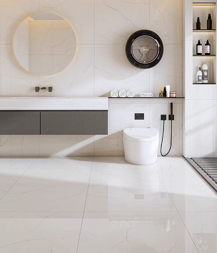 Foshan Pisos Porcelanato Marble 60x60 Polished Glazed Interior Vitrified Floor White Porcelain Tile Design