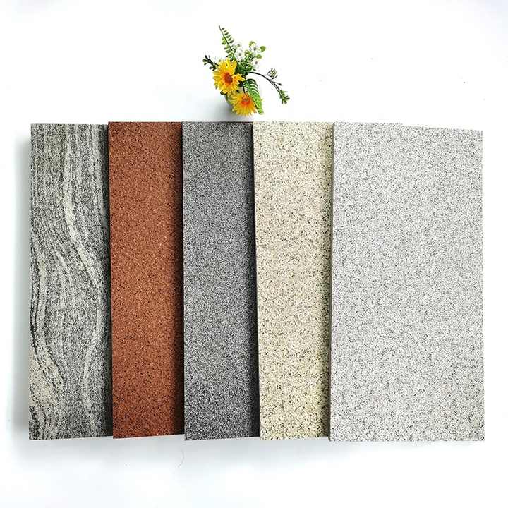 18mm 30x60 Non Slip Ecological Natural Granite Floor Paving Square Courtyard Stone Tiles Outdoors