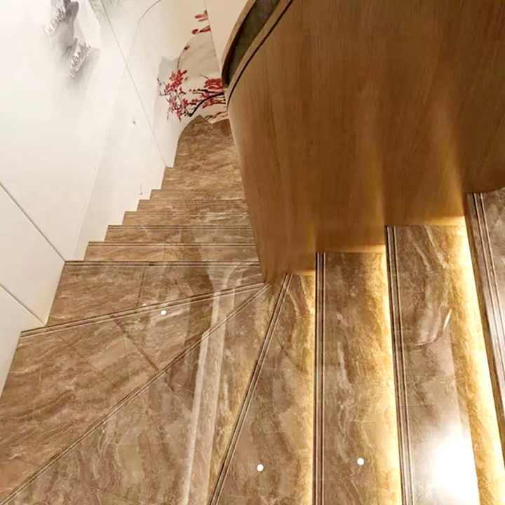 New Design 120x30 Exterior Non Slip Stair Tile Floor Tiles Porcelain Floor Step Stair Treads Tiles