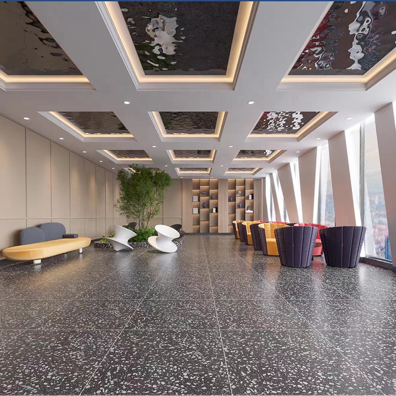 60*60cm High Quality Terrazzo Granite Stone Look Porcelain Terrazo Floor Tiles 60x60
