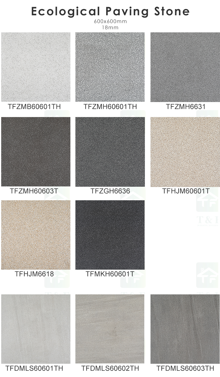 60x60 18cm Hot Sale Granite Garden Landscape Paving Stone Outdoor Ground Paving Stone Paver Tile