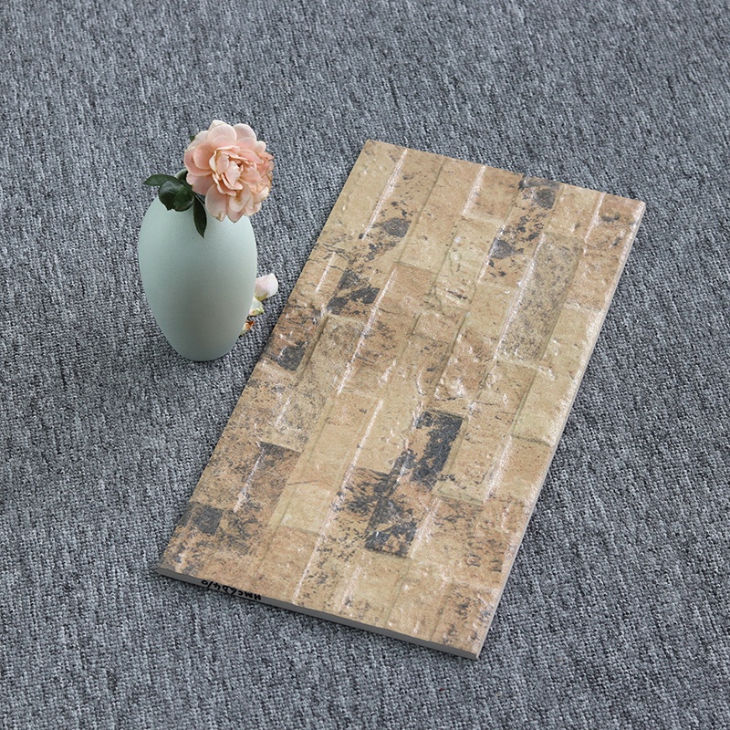 Antique Rough Stone Surface Antifreezing Courtyard Garden Country Ceramic Outdoor Wall Tiles